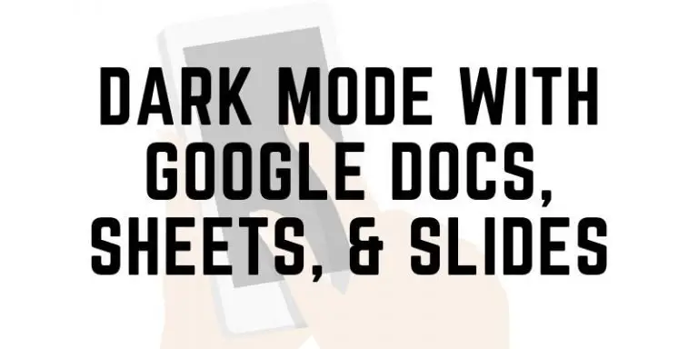 How to enable dark theme in Google Docs, Slides and Sheets on Android