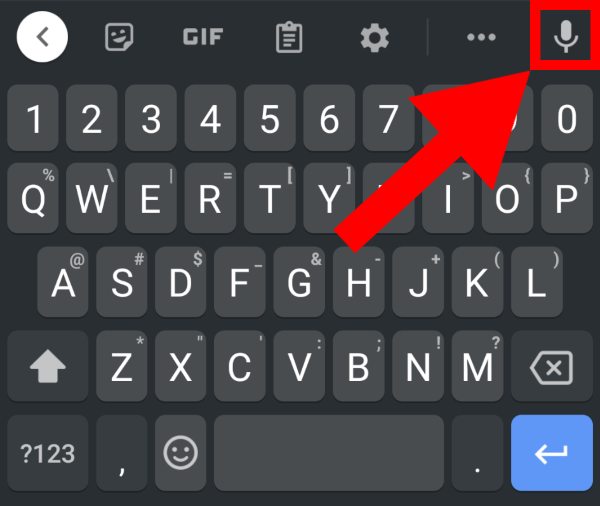 Gboard keyboard voice typing tool