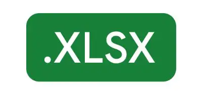 xlsx label in Google Sheets