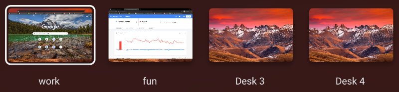 4 virtual desktops on chromebooks