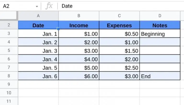 How to stylize your Google Sheet and make it look professional