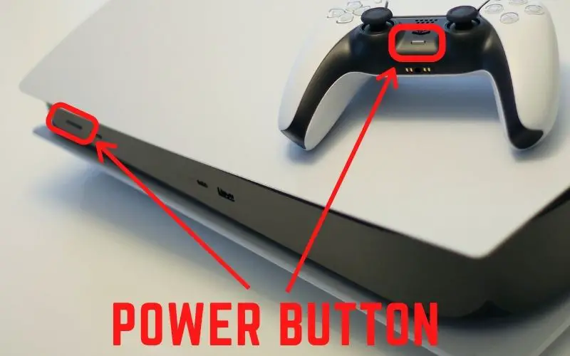 PS5 power button (Photo by Kerde Severin from Pexels)