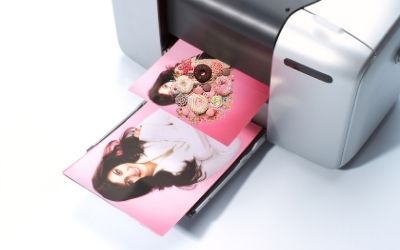 Sublimation printer printing in color