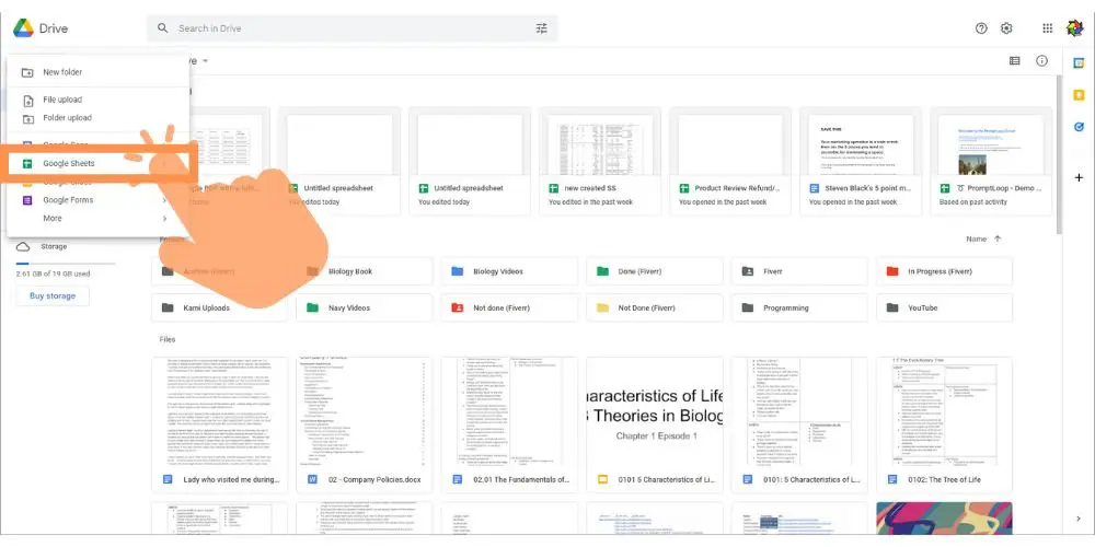 open google sheets from google drive - techguidecentral.com
