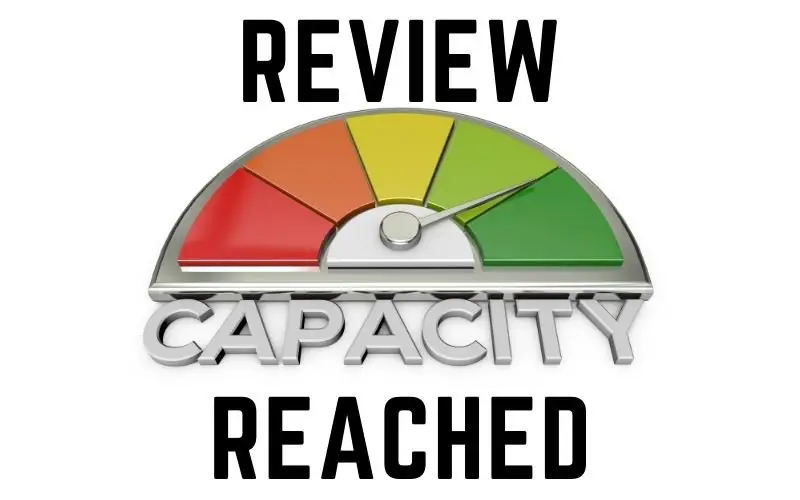 Review Capacity Reached - Tech Guide Central