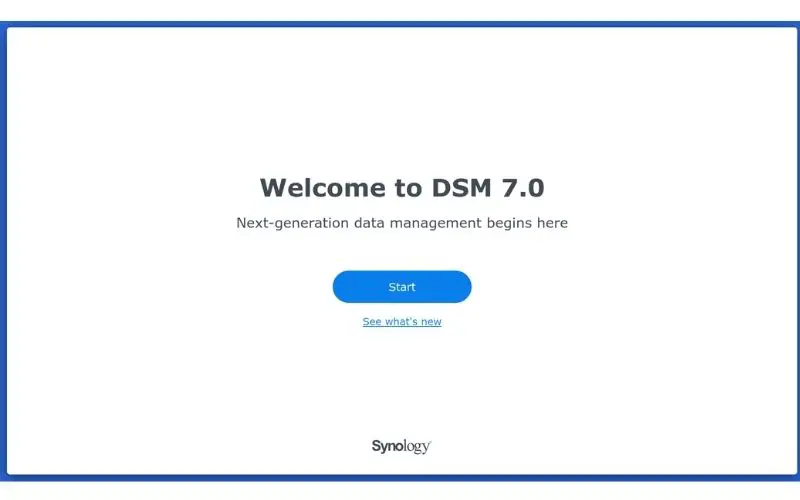Synology Welcome to DSM 7.0 - Tech Guide Central