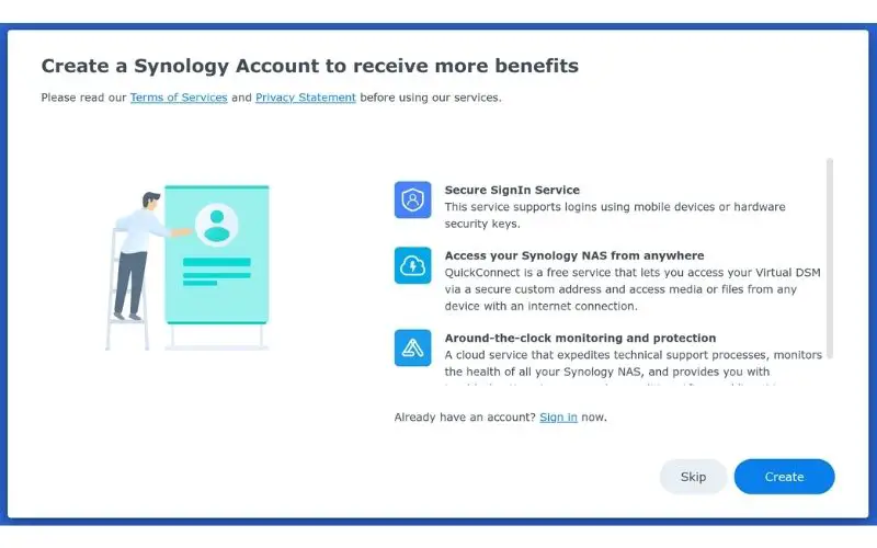 Create a Synology account - Tech Guide Central