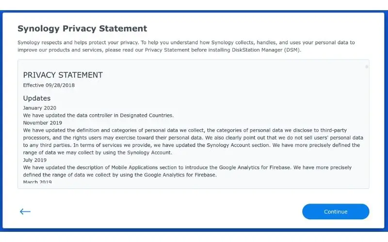 Synology Privacy Statement - Tech Guide Central