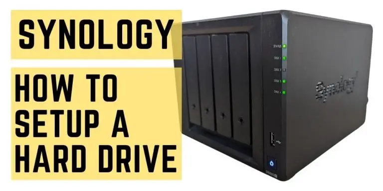 How to Set Up a Hard Drive in the Synology Desktop (With Pictures!)