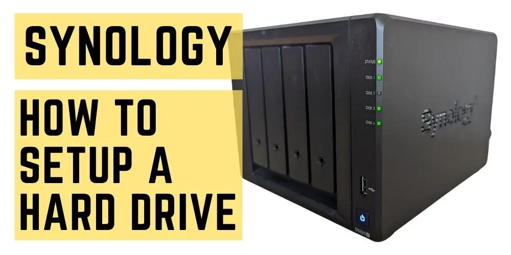Synology how to set up a hard drive featured - TechGuideCentral.com